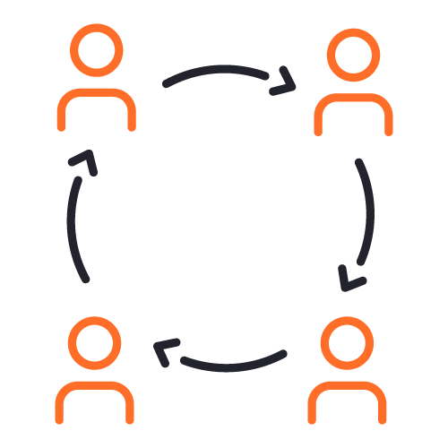 People in a circle with arrows_OG