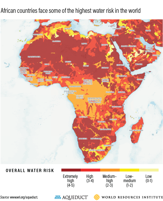 NCE Water Map